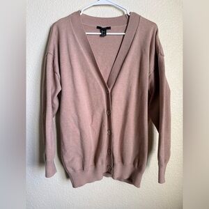 Forever 21 Women's Button-Up Cardigan - Tan